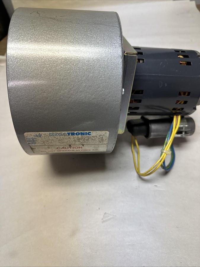 Used Kooltronic,NBD49-10B,Centrifugal Blower 1/15HP 250/3454RPM 115V