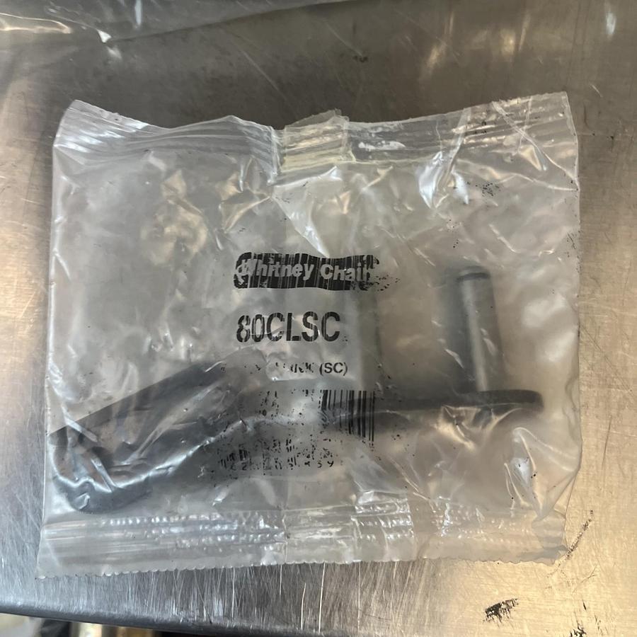 WHITNEY CHAIN,80CLSC,ROLLER CHAIN MASTER LINK LOT OF 9