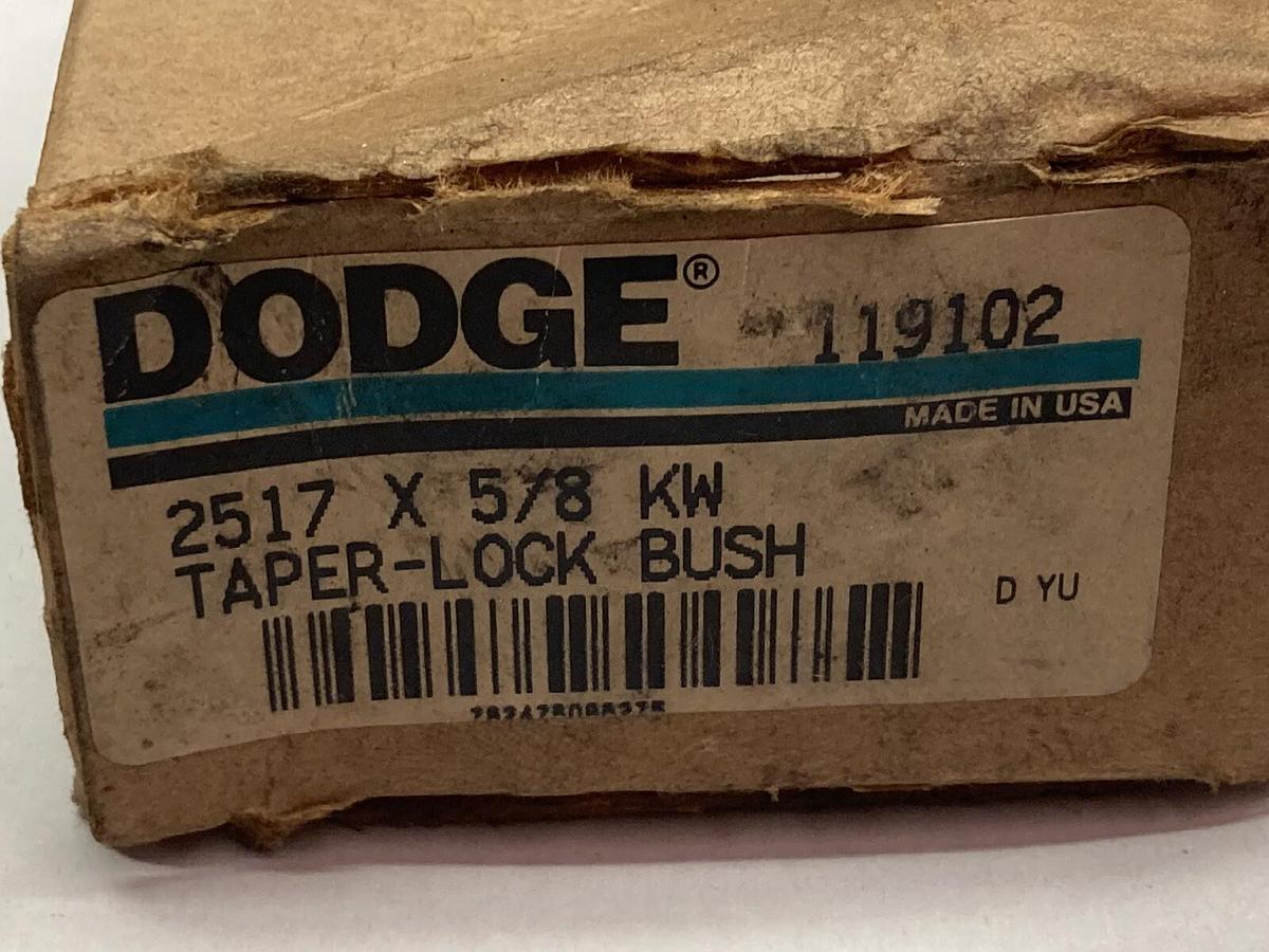 Used Dodge,119102,Taper-Lock Bushing 2517 x 5/8 KW