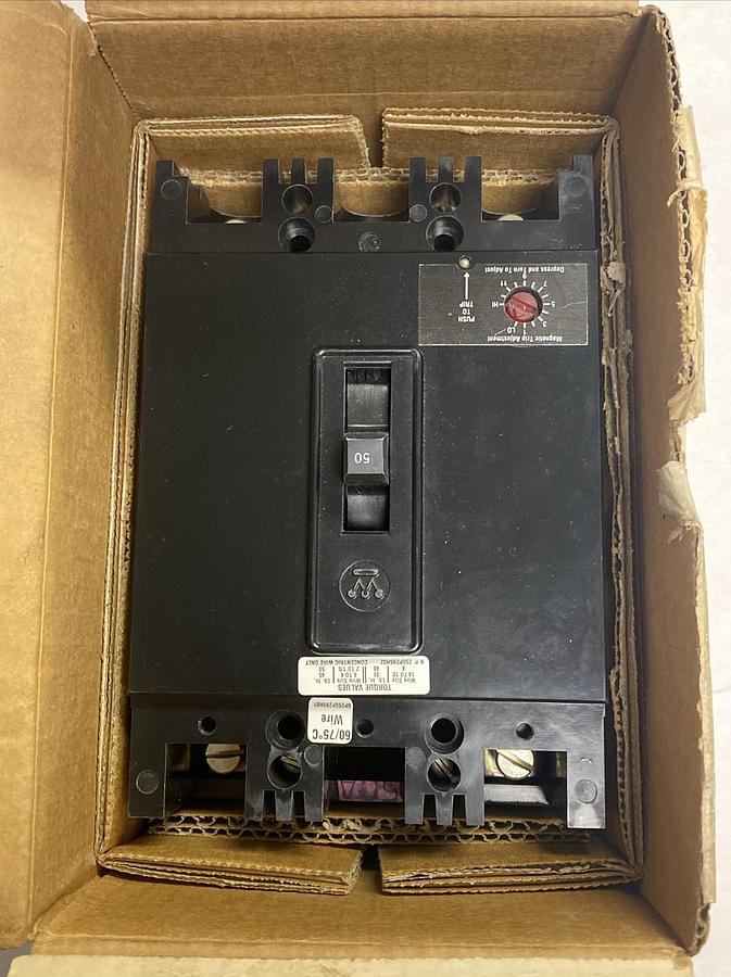 Westinghouse,FB2480MRL,50A 600V 2 Pole NOS