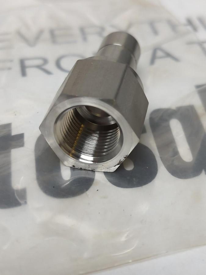 SWAGELOK,SS-8-TA-7-6,1/2TA X 3/8FNPT FEMALE TUBE ADAPTER LOT OF 2 NOS