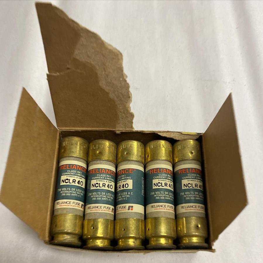 Reliance,NCLR 40,Fuse Lot OF 10 NOS