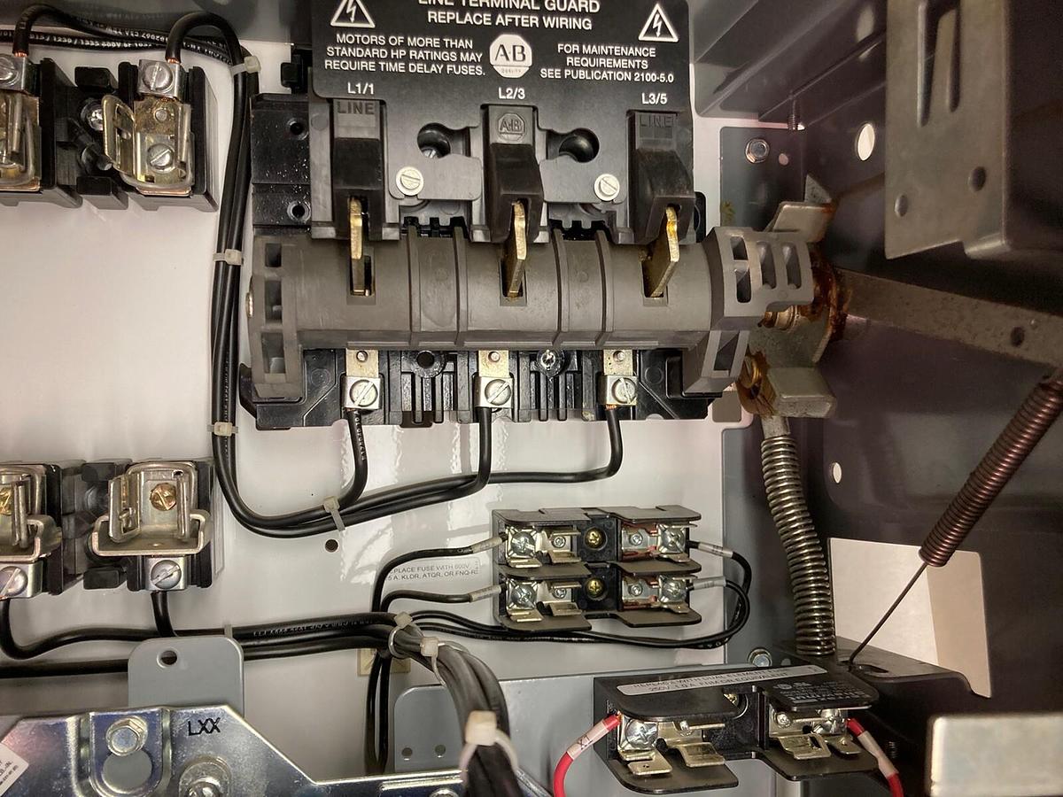 Used Allen-Bradley,2106,Size 1 Fused MCC 20 Inch Starter Feeder Bucket