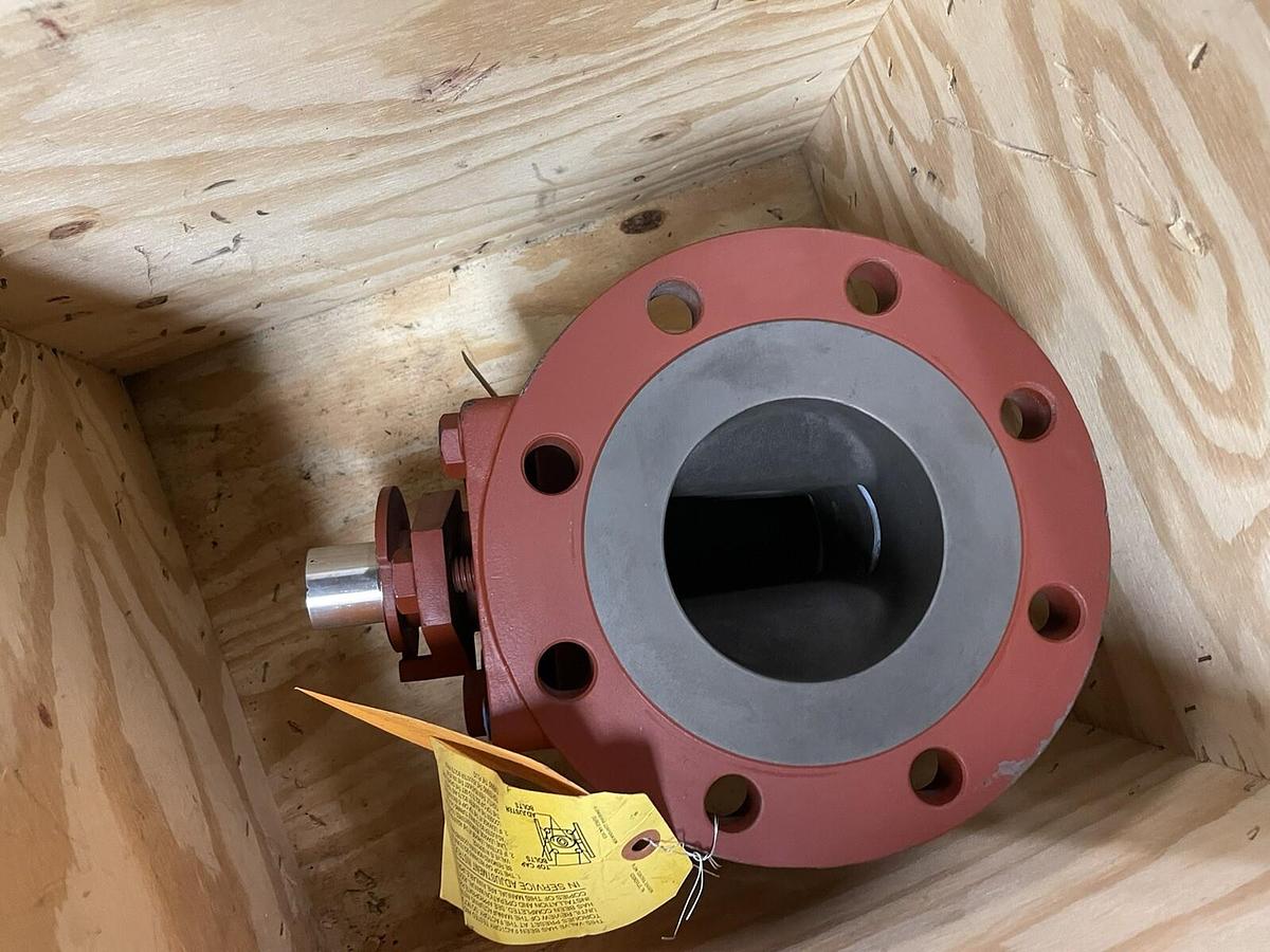 Used FLOWSERVE,4-G4-11C810B0M33AZ,4INCH CLASS 150 SLEEVELINE PLUG VALVE WCB CF8M CD4M