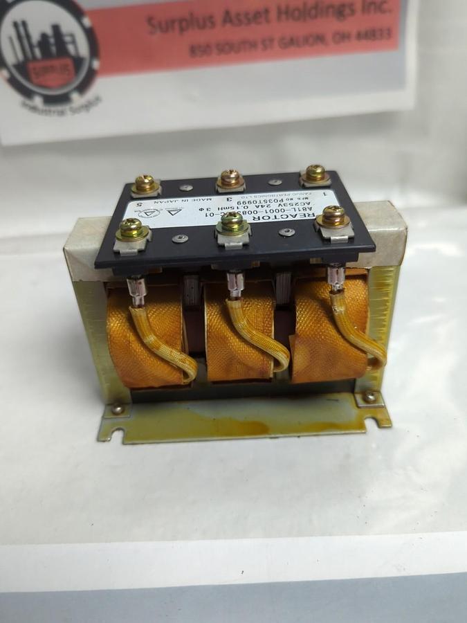 Used FANUC,A81L-0001-0083#C-01,REACTOR P035T0999 PRE-OWNED