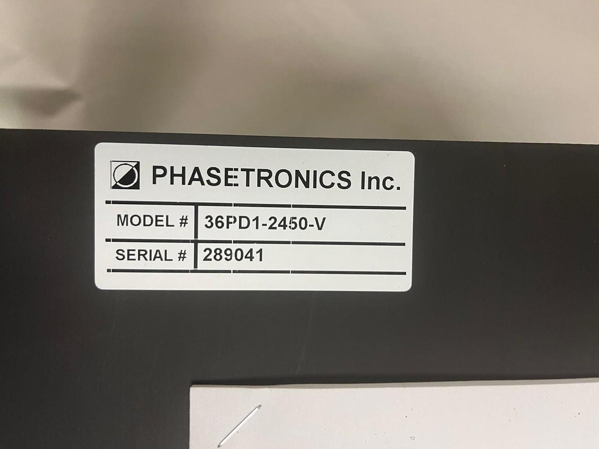 Used PHASETRONICS,36PD1-2045-V,POWER CONTROL 240V 50Amp
