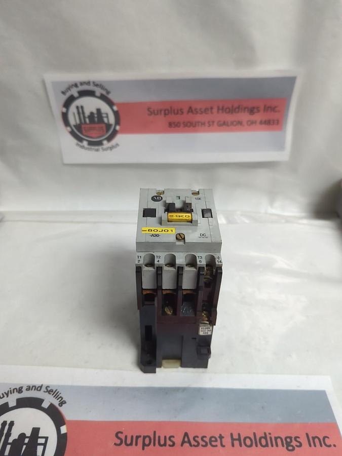 Used ALLEN BRADLEY,100-A30NZ*3,SERIES B CONTACTOR PRE-OWNED