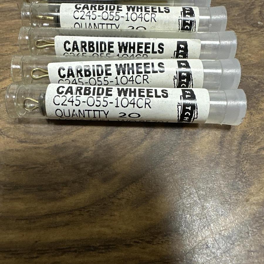 Fletcher,C245-055-104CR,Carbide Wheels 20 Packs of 20 ea.