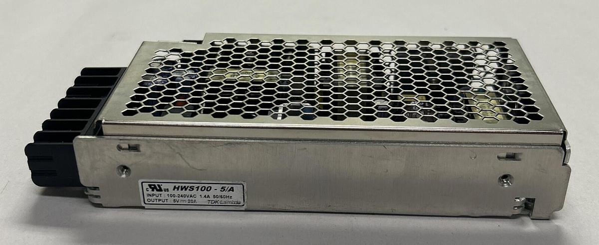 Used TDK LAMBDA,HWS100-5/A,POWER SUPPLY