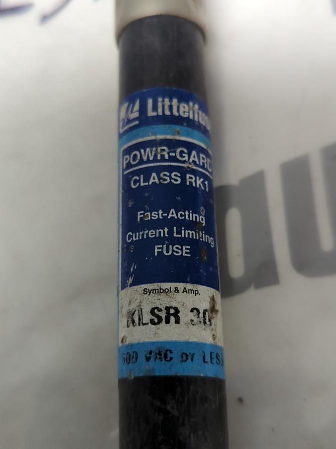 LITTELFUSE,KLS30,CLASS RK1 30 AMP FUSE NOS