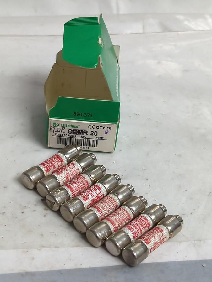 LITTELFUSE,KLDR20,FAST ACTING 20 AMP FUSES BOX OF 8 NOS
