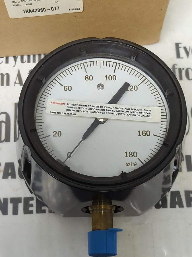 ASHCROFT,451188AS 04L XPD,GENERAL PURPOSE GAUGE 4-1/2 IN 0-180 PSI 1/4 IN NPT