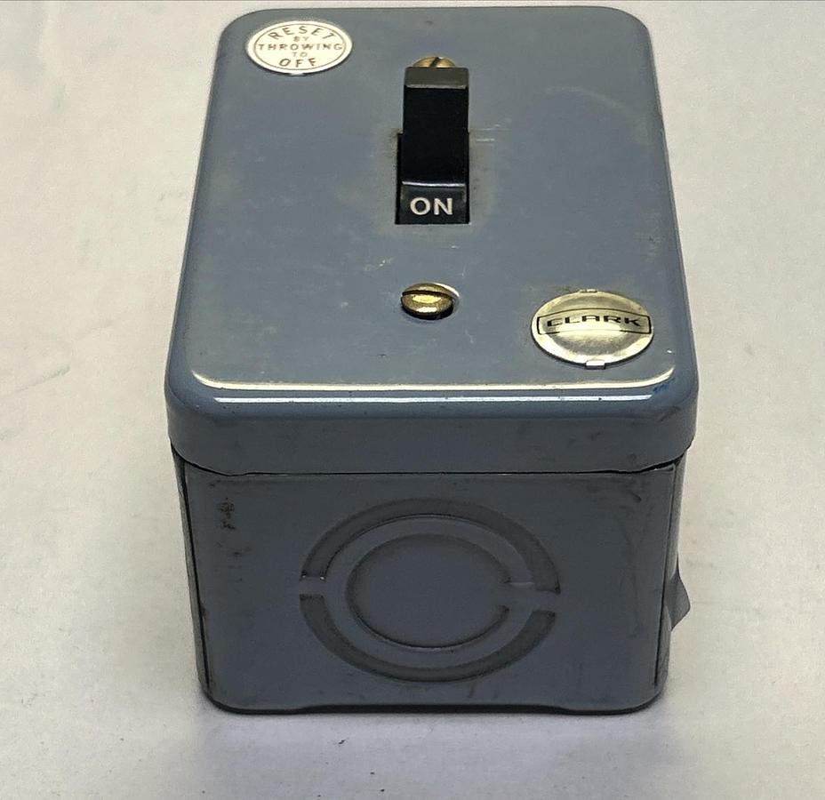 CLARK,RL-11,MANUAL MOTOR STARTER NOS