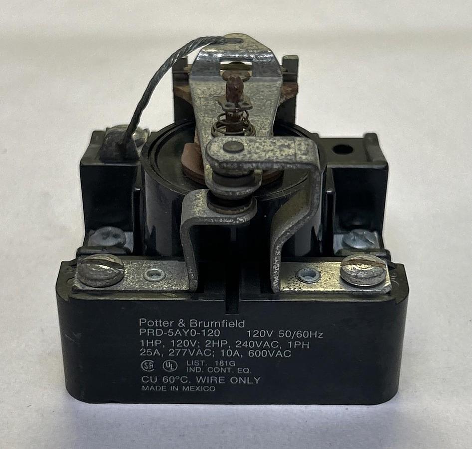 Used POTTER & BRUMFIELD,PRD-5AY0-120,POWER RELAY