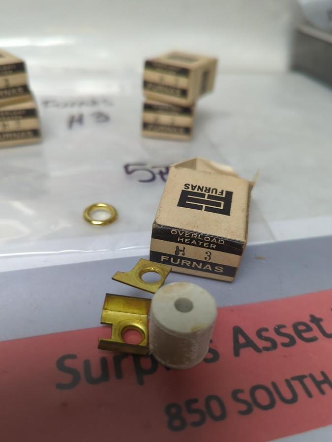 FURNAS,H3,OVERLOAD HEATER ELEMENT LOT OF 5 NOS
