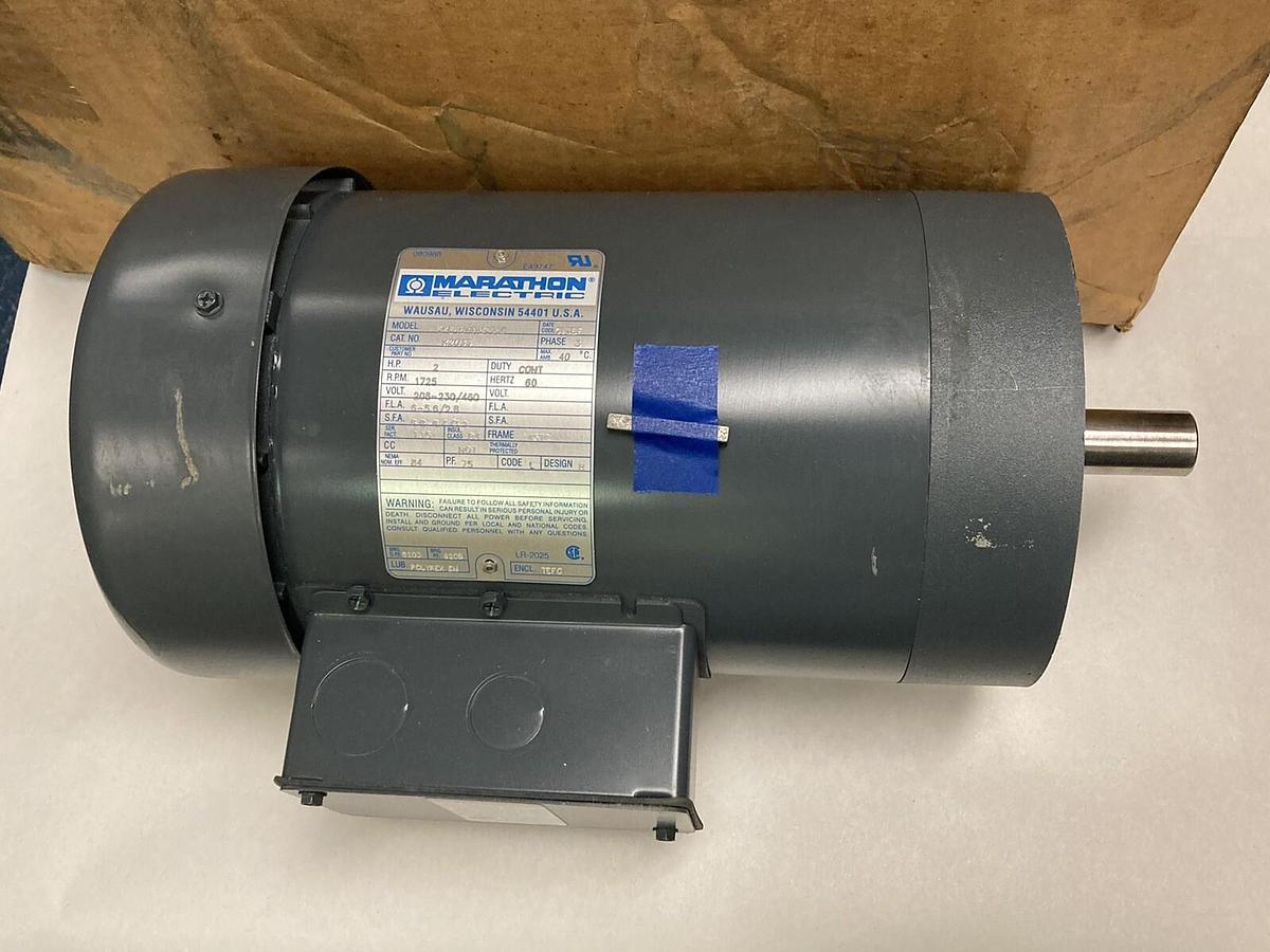 Marathon Electric,5KE48WN8365B,3-Phase Motor 2HP  1725 RPM  208-230/460V