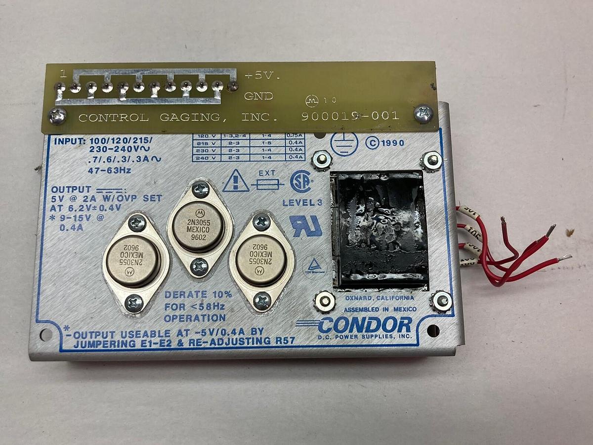 Used Condor,027-21354,Power Supply