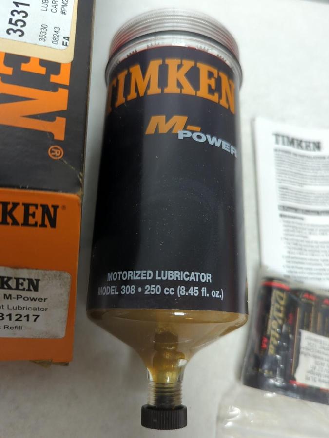 TIMKEN,PM281217,SINGLE POINT LUBRICATOR MODEL 300 GREASE CARTRIDGE 250CC REFILL