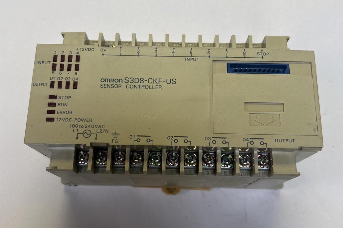 Used OMRON,S3D8-CKF-US,SENSOR CONTROLLER