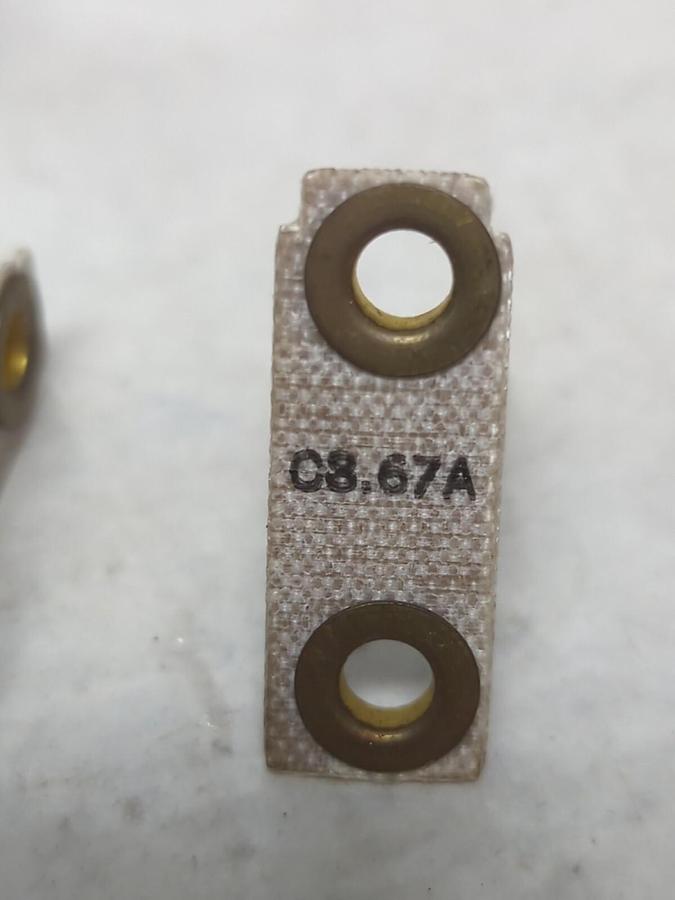 GENERAL ELECTRIC,CR123C8.67A,THERMAL OVERLOAD HEATER ELEMENT LOT OF 6 NOS