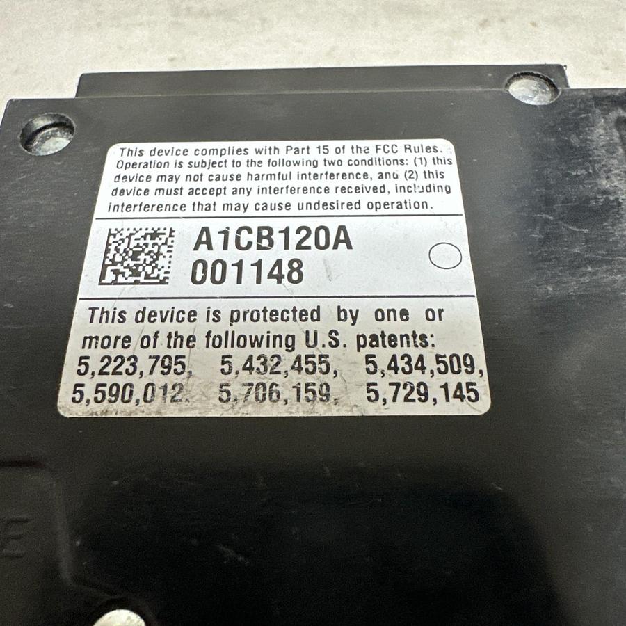 Used Murray,A1CB120A,15 Amp 2 Pole Arc Fault Circuit Breaker