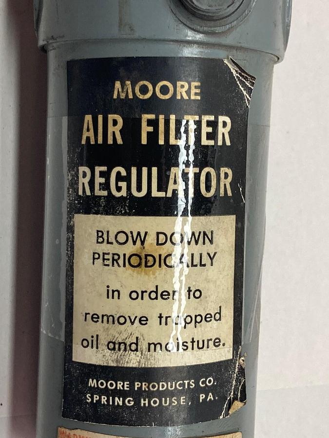 Used Moore,91F-60,Air Filter Regulator