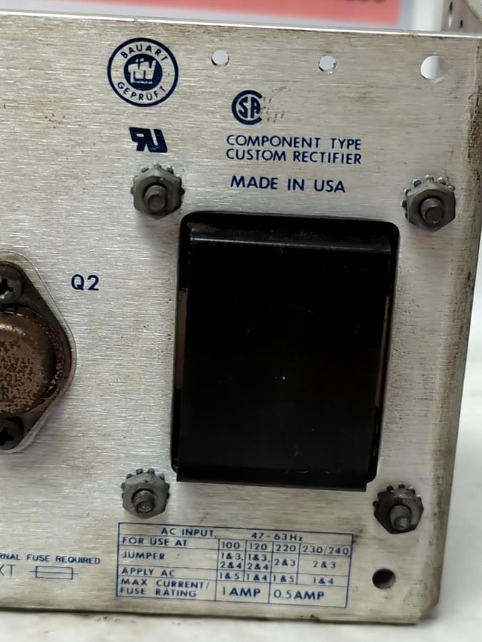 Used POWER-ONE,HBB5-3/OVP-A,POWER SUPPLY OUTPUT+5VDC AT 3.0 AMPS W/OVP PRE-OWNED