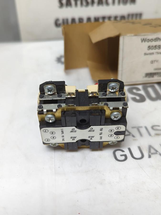 WOODHEAD,505SW-3,3 SPPED 2 BUTTON PENDANT SWITCH NOS