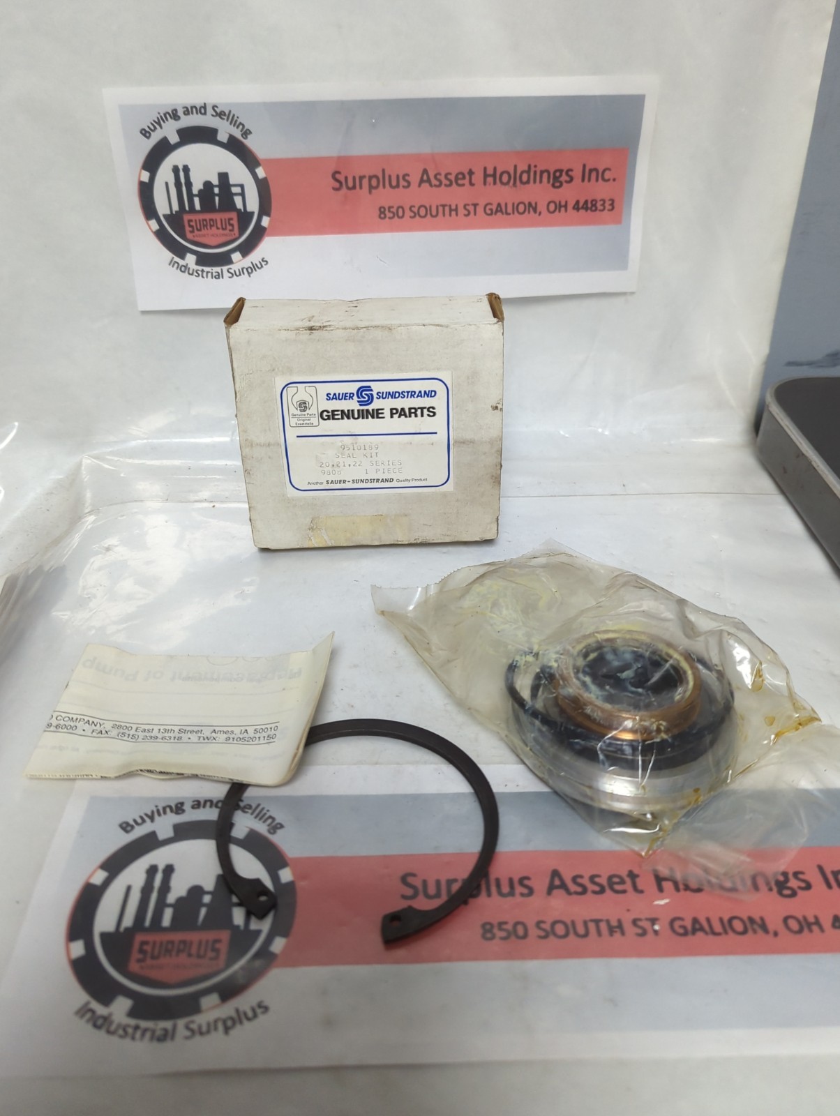 SAUER,9510189,SEAL KIT 20-21-22 SERIES 9808 1 PIECE NOS
