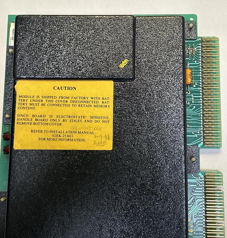 Used General Electric,IC600CB508A,1K Registry Memory Board
