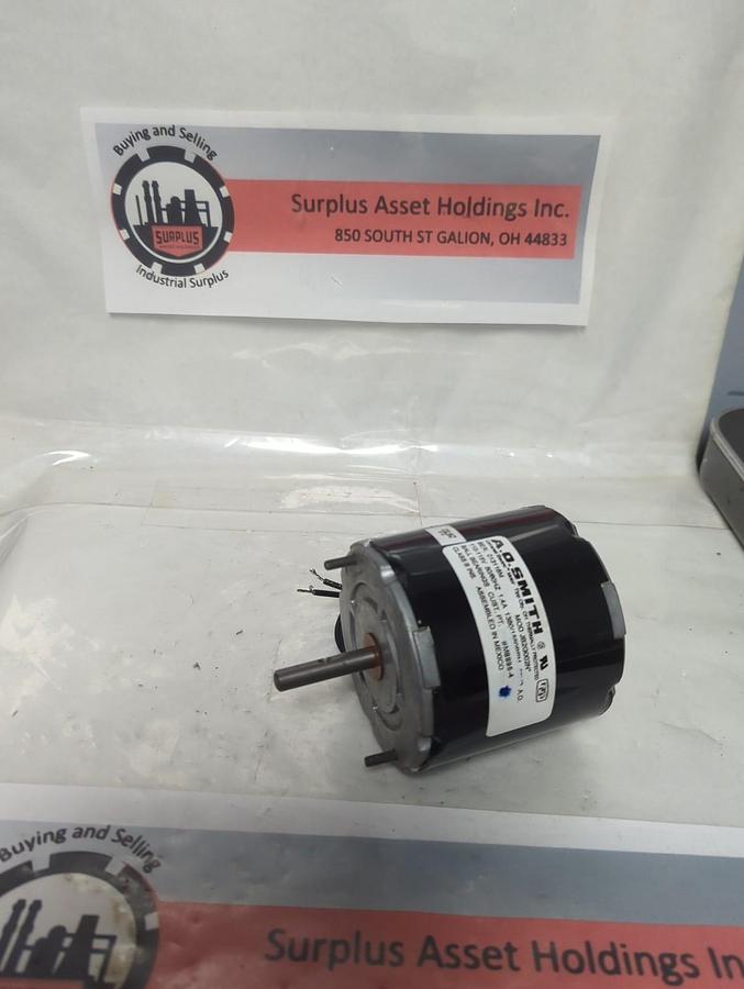 Used A.O SMITH,JB2G002N,MOTOR 110/115V 50/60HZ 1/20HP 1.4 AMP 1380-1550RPM PRE-OWNED