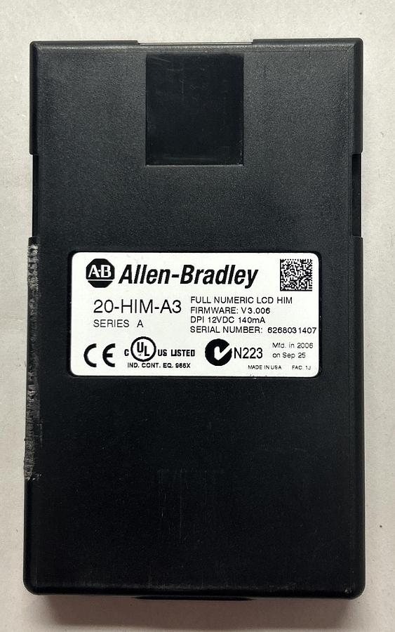 Used ALLEN BRADLEY,20-HIM-A3,POWERFLEX NUMERIC LCD KEYPAD