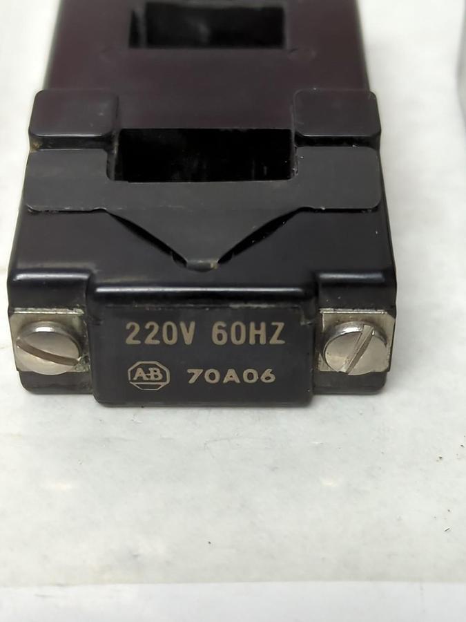 Used ALLEN-BRADLEY,70A06,COIL 220V 60HZ LOT OF 2 PRE-OWNED