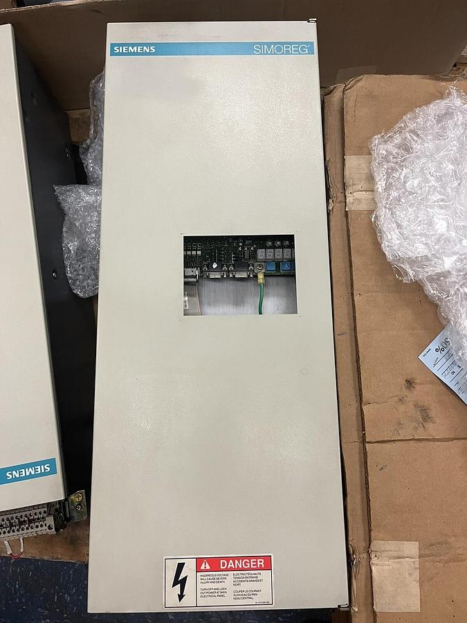 Used SIEMENS,6RA2477-2FV62,SIMOREG MICROPROCESSOR DC DRIVE OUT 500/240VDC 255A