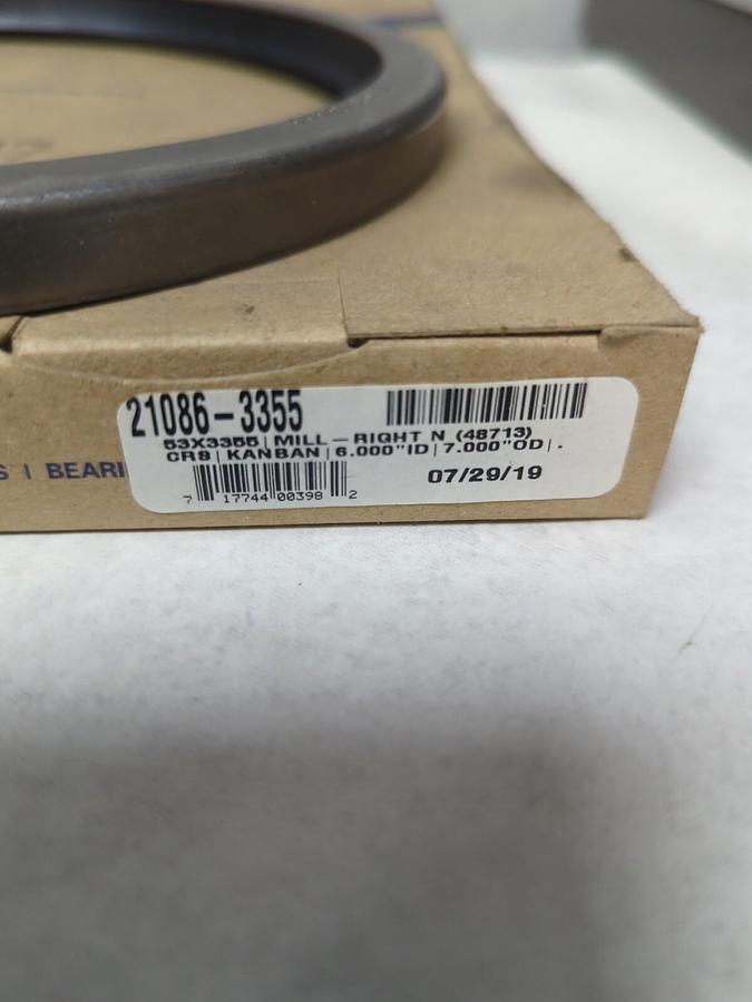 GARLOCK KLOZURE,53X3355,OIL SEAL 6 INCH ID 7 INCH OD NOS