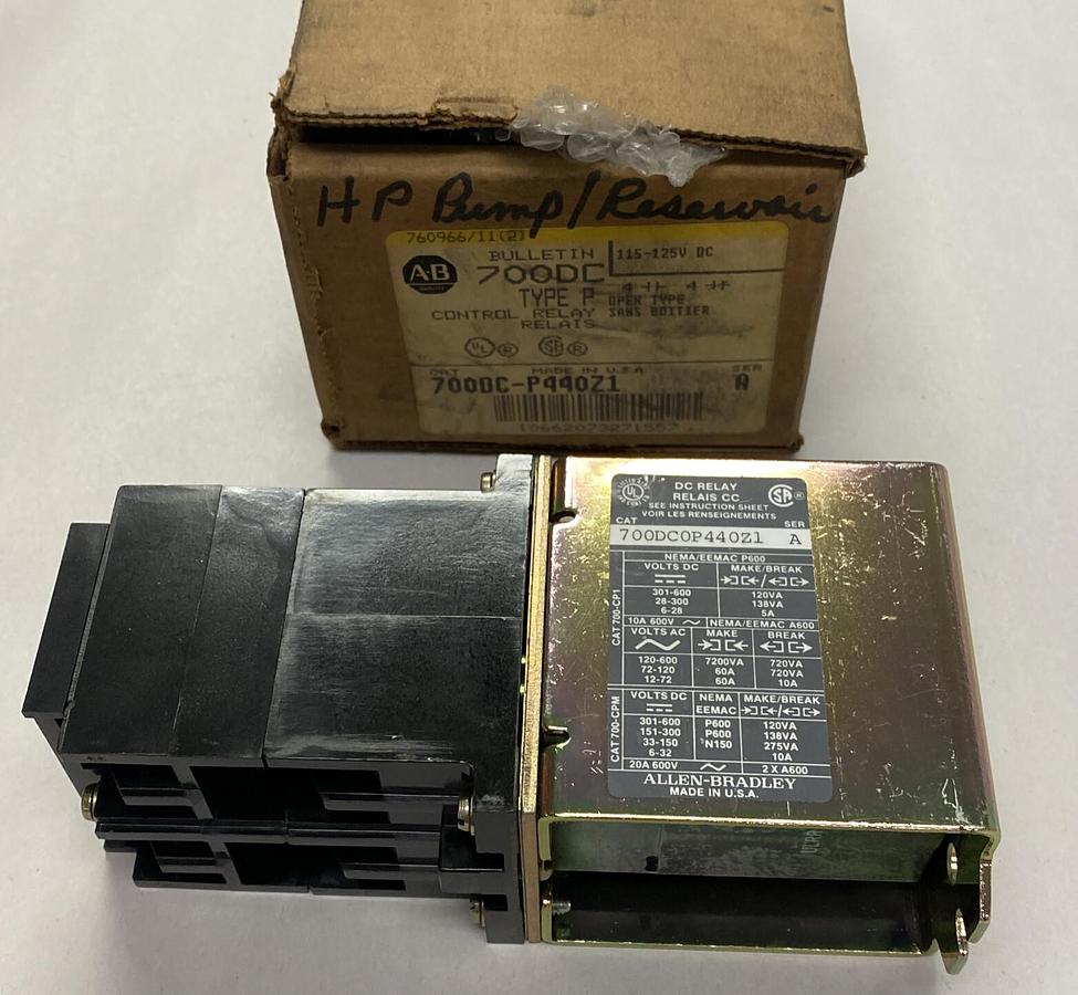 ALLEN BRADLEY,700DC-P440Z1,SER A DC RELAY NEW