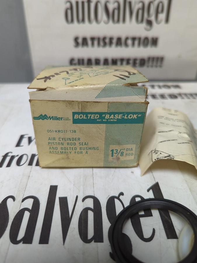 MILLER,051-KR011-138,CYLINDER PISTON ROD SEAL KIT 1-3/8 INCH ROD DIA NOS