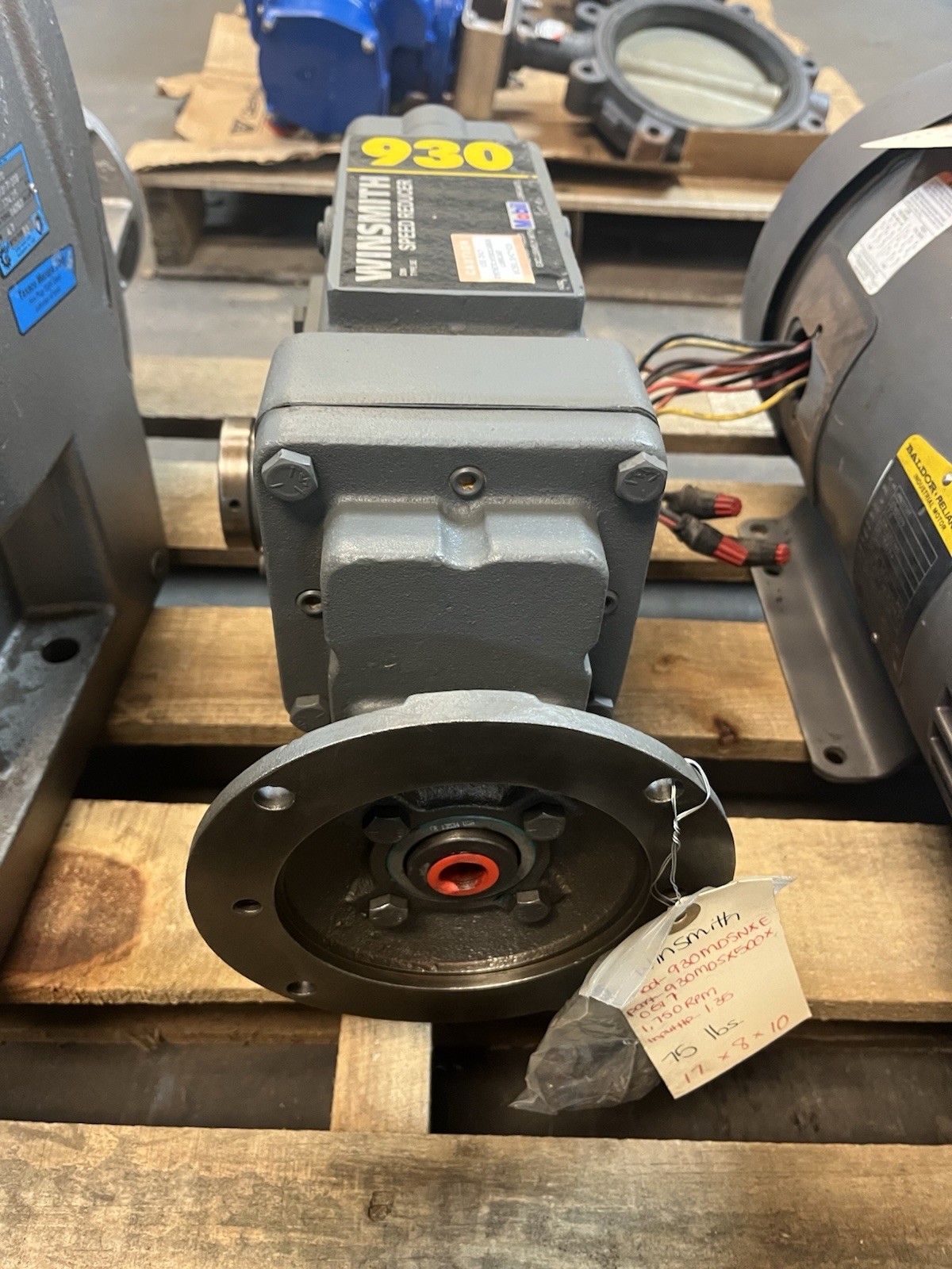 WINSMITH,930MDSNXE,GEAR REDUCER RATIO 75 1.35HP INPUT 1750RPM