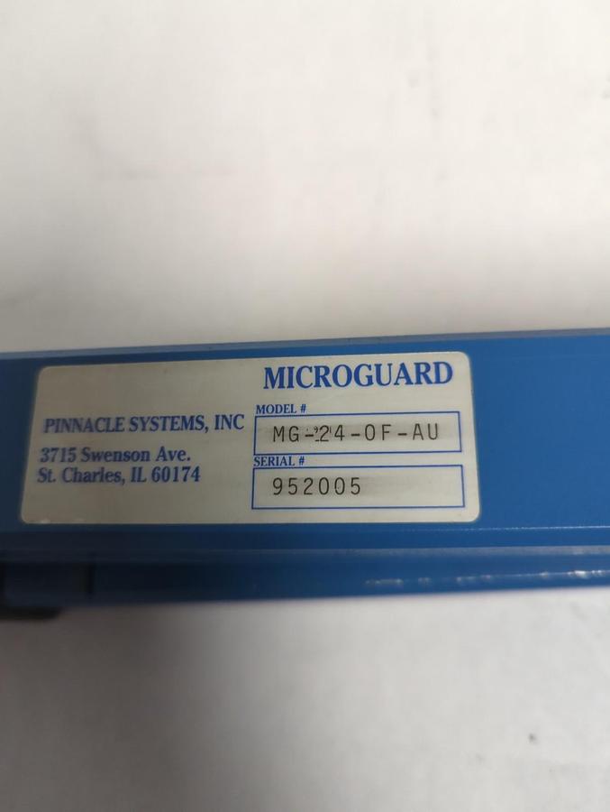 Used PINNACLE,MG-24-OF-AU,LIGHT CURTAIN RECIEVER/EMITTER SET PRE-OWNED