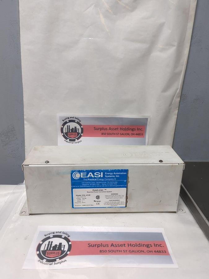 Used EASI ENERGY,ESL-4120,REATIVE POWER CORRECTION SYSTEM NEMA 3R PRE-OWNED