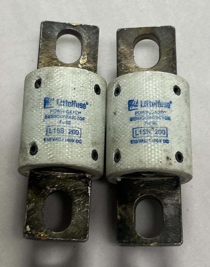LITTELFUSE,L15S-200,SEMICONDUCTOR FUSE 200A 150V LOT OF 2 NOS