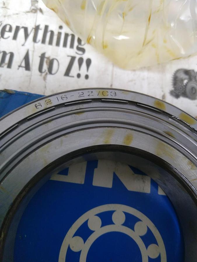 SKF,6216 2ZJEM,DEEP GROOVE BALL BEARING NOS