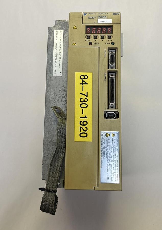 Used YASKAWA ELECTRIC,SGDH-20DE,SERVOPACK SERVO DRIVE