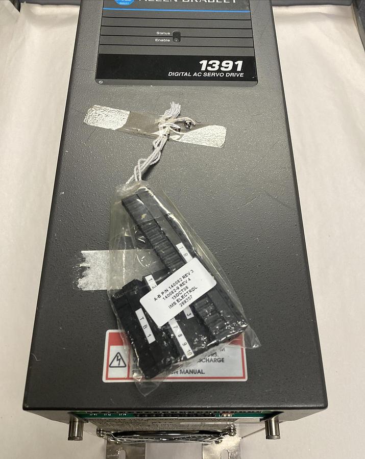 Used ALLEN BRADLEY,1391-DES22-DI-AQB,SER D SERVO CONTROLLER REFURBISHED