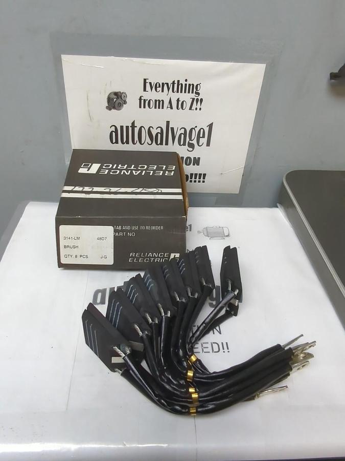 RELIANCE ELECTRIC,3141-LM,CARBON BRUSHES BOX OF 8 NOS