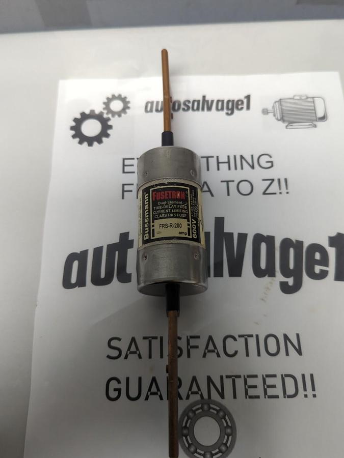 COOPER BUSSMANN,FRS-R-200,FUSETRON 200 AMP FUSE NOS
