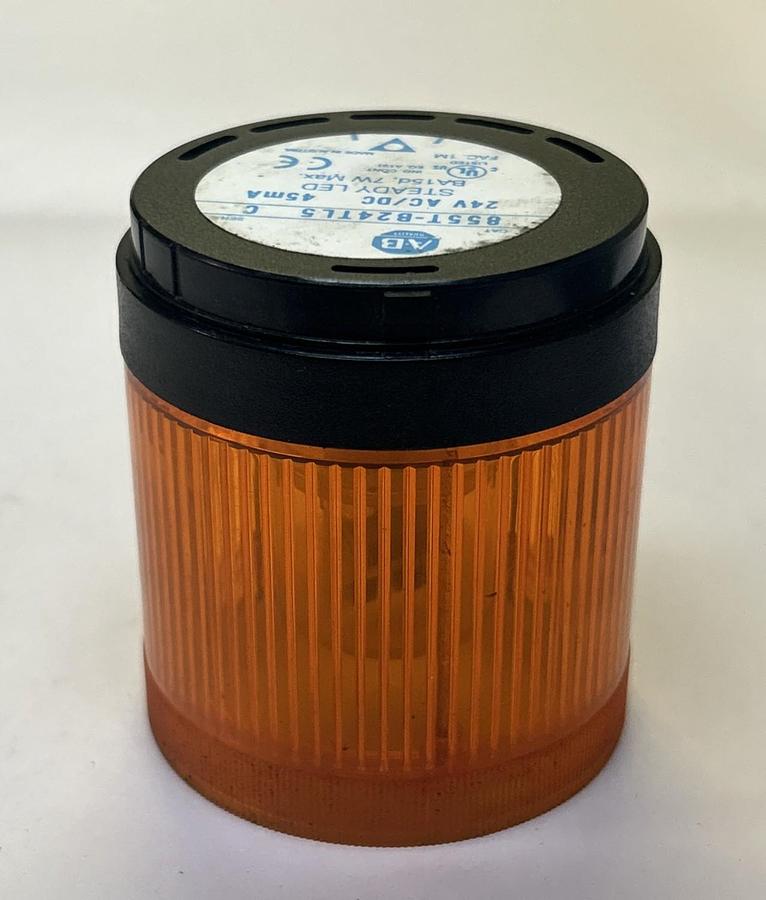 Used ALLEN BRADLEY,855T-B24TL5,AMBER STEADY LED STACK LIGHT