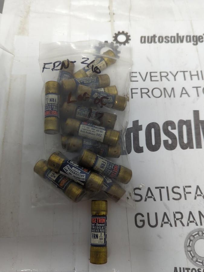 COOPER BUSSMANN,FRN-2/10,FUSETRON 2/10 AMP FUSES LOT OF 18