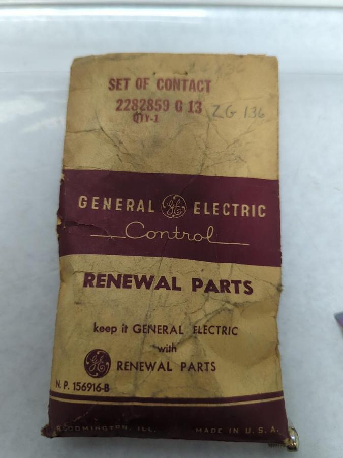 GENERAL ELECTRIC,2282859 G13,CONTACT SET NOS