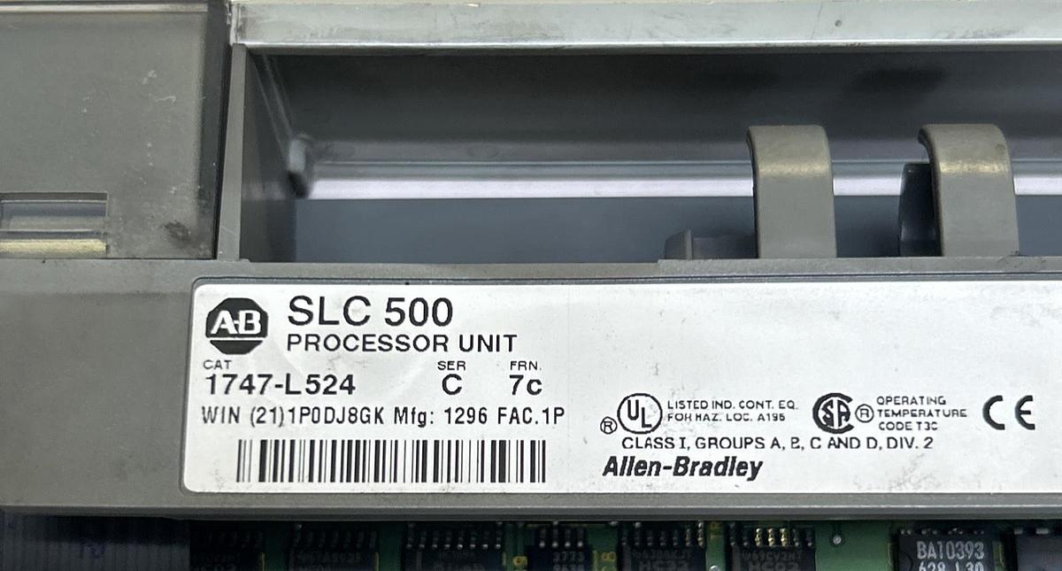 Used ALLEN BRADLEY,1747-L524,PROCESSOR UNIT MODULE